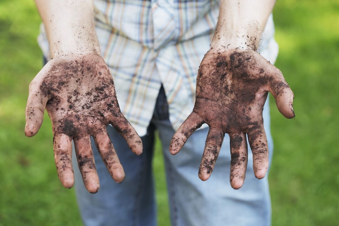 mâinile murdare ca cauză a infecției cu paraziți