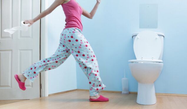 Diareea, constipația, flatulența sunt simptome comune ale infestației cu helminți la adulți și copii.